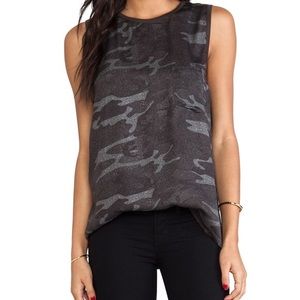 Haute Hippie Camo Muscle Tank